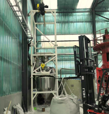 噸袋拆包篩分計量輸送系統